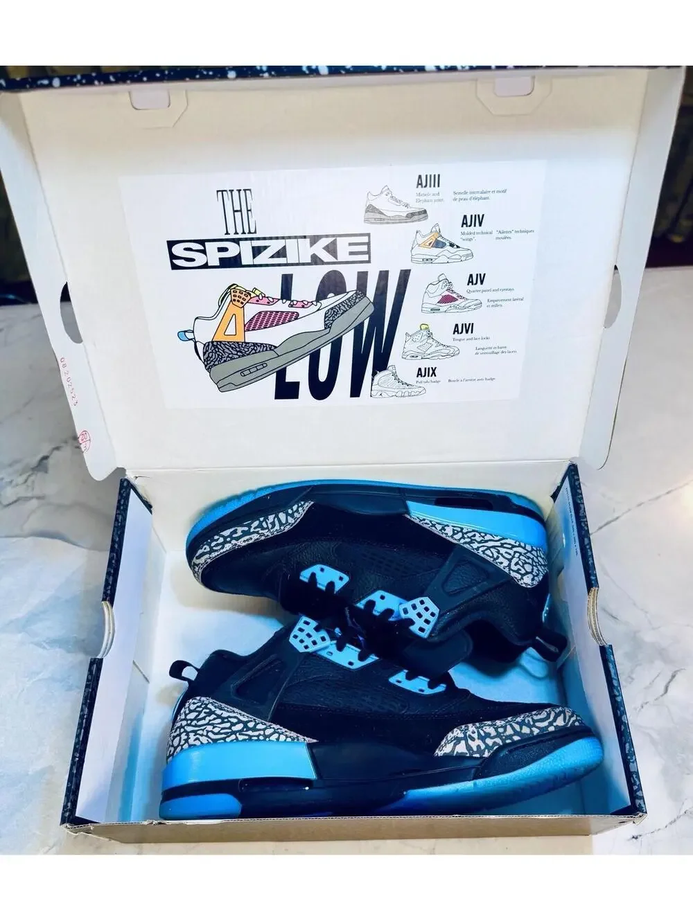 Size 11 - Air Jordan Spizike Low Gamma Blue